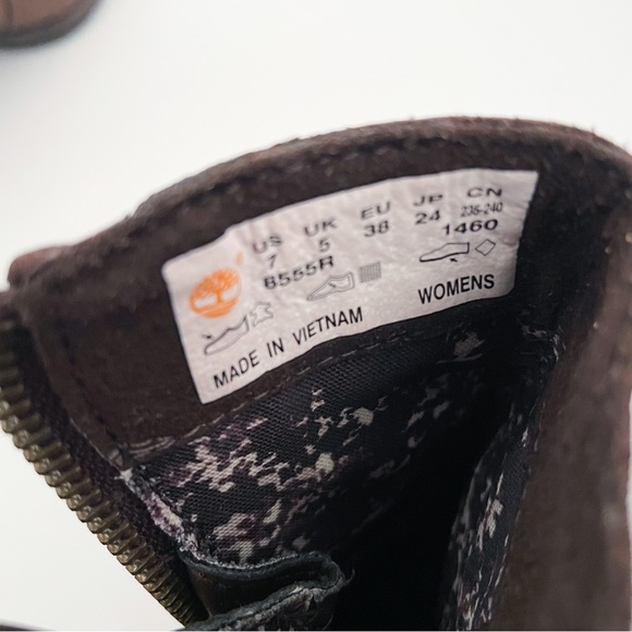 Timberland Earthkeepers Stratham Heights Suede High Heel Ankle Boots - Picture 12 of 12